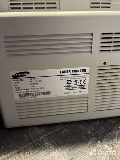 Принтер samsung ml 1615