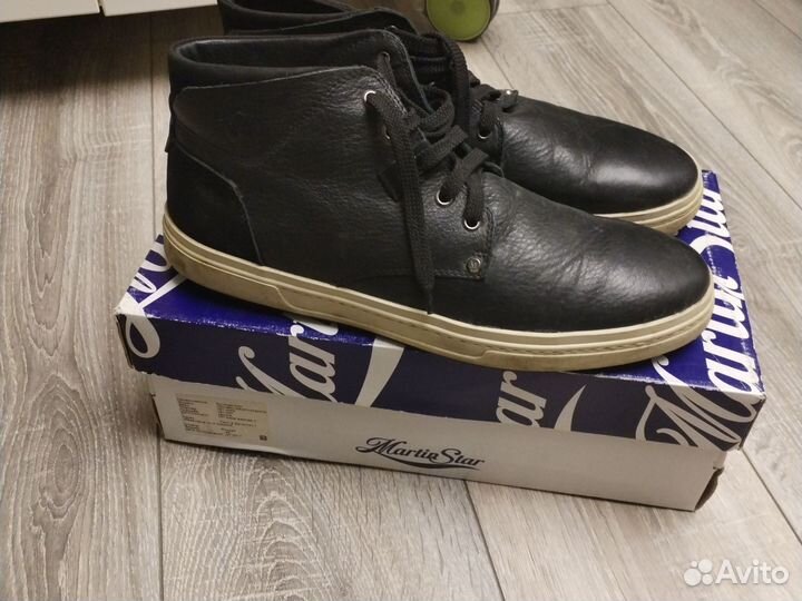 Ботинки зимние кожаные 45