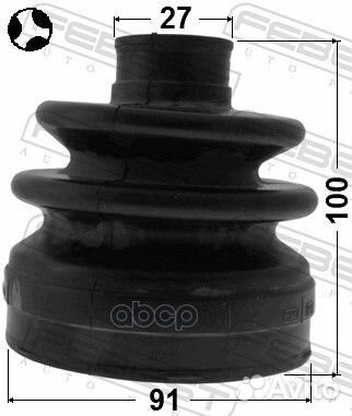 Пыльник шрус / hyundai santa FE 10 2009-2013 B