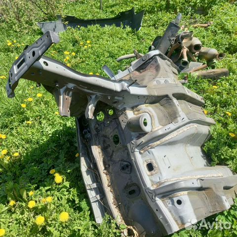 Hyundai solaris лонжерон левый