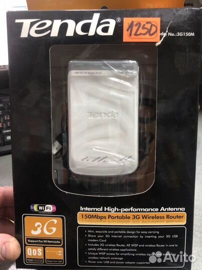 Wi-Fi роутер Tenda 3G150M