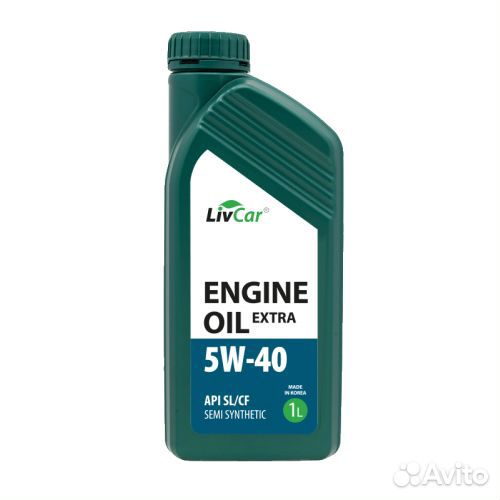 Масло моторное 5W40 livcar Engine Oil extra API SL