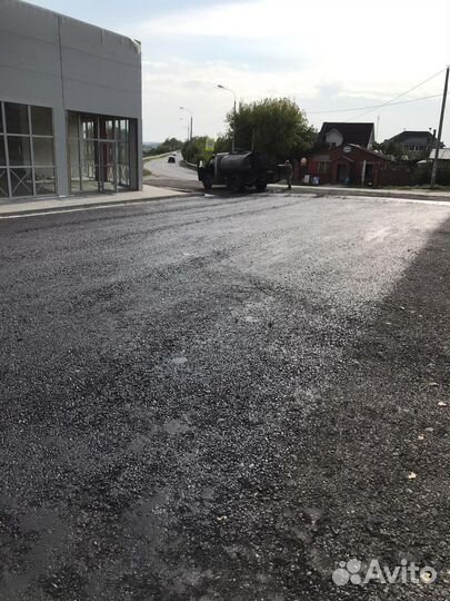 Асфальтирование дорог, укладка тротуарной плитки