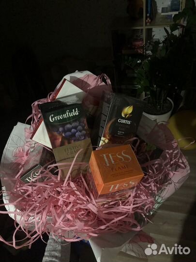 Соберу букеты на заказ из конфет, чая, кофе