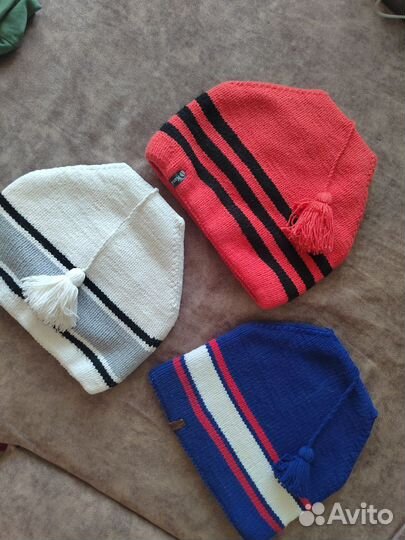 Вязаная шапка мужская