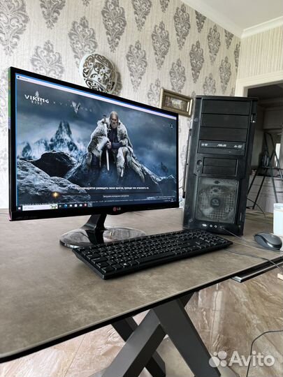Игровой компьютер с монитором полный комплект