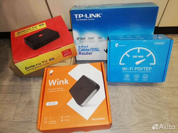 Тв приставки и Wi Fi роутеры Ростелеком Дом Ру
