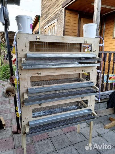 Клетка для перепелов.Перепелятник трехъярусный