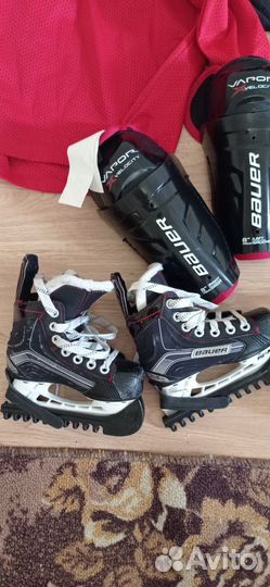 Коньки хоккейные bauer детские