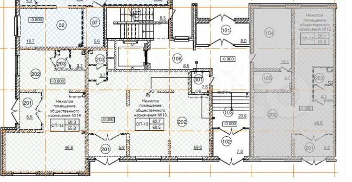 Торговая площадь, 55.5 м²