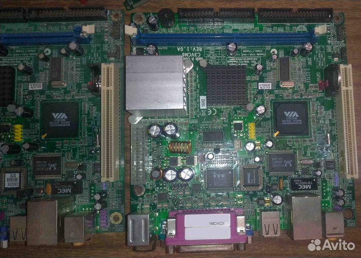 Материнская плата itx C3VCM6 процессор VIA встроен