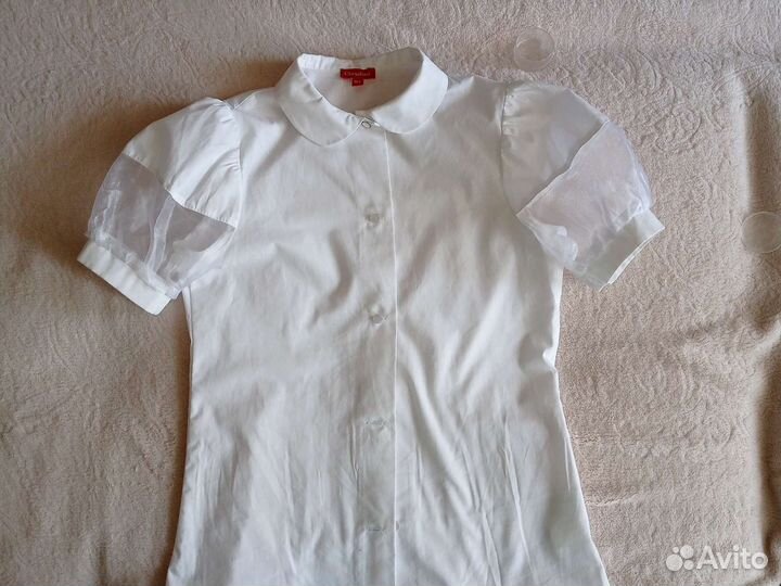 Блузка белая для девочек