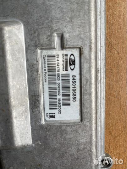 LADA x-ray веста блок управления двигателем