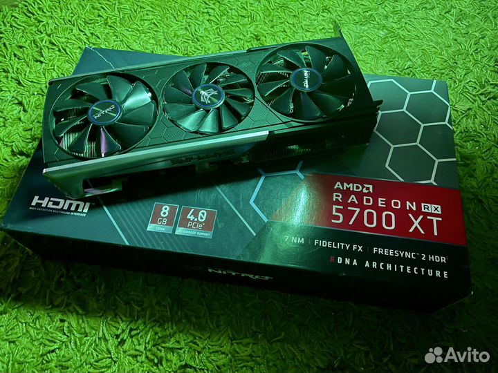 Видеокарта rx5700 8gb sapphire nitro