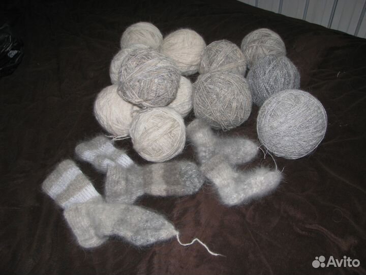 Пряжа из собачьего пуха