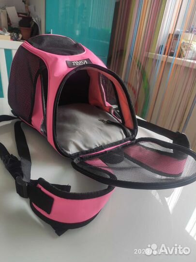 Переноска-рюкзак для кошек и собак мелких пород