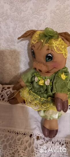 Интерьерная кукла ручной работы