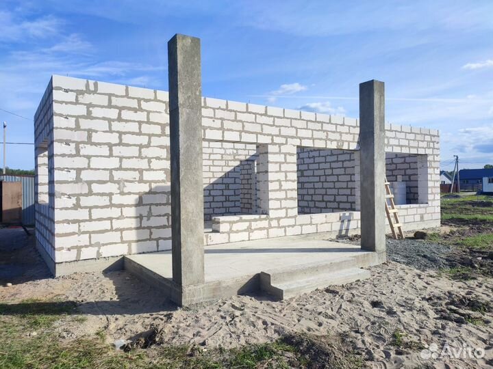 Дом под ключ, фундамент, стены, крыша