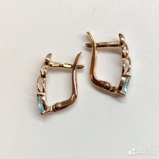 Золотые серьги 585 пробы
