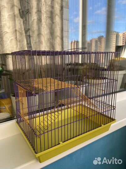 Клетка для грызунов + принадлежности