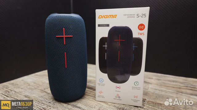 Портативная колонка Bluetooth Digma S-25 новая