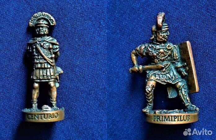 Солдатики металлические (киндер-сюрприз & ландрин)