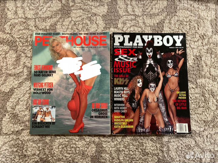 Журналы Playboy и Penthouse(редкие номера)