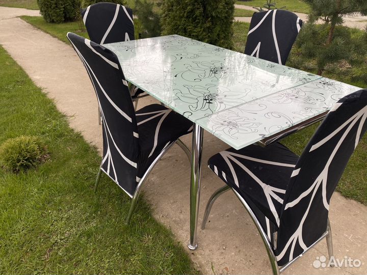 Обеденная группа/стол 4 стула