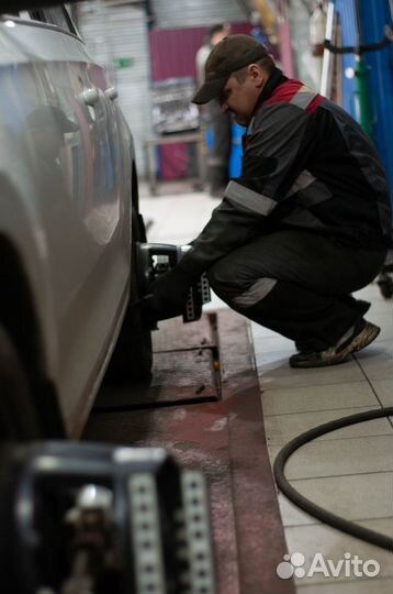 Сход развал 3D на стенде Hunter