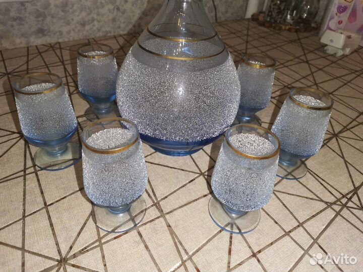 Графин с рюмками СССР