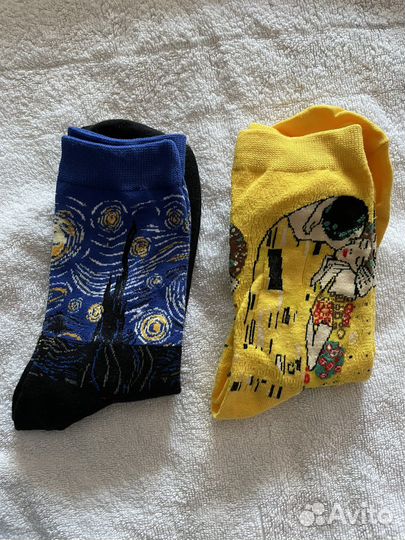 Носки с принтом женские/мужские в ассортименте