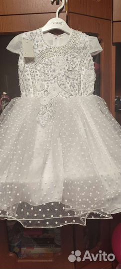 Платье для девочки пышное 110- 116-122