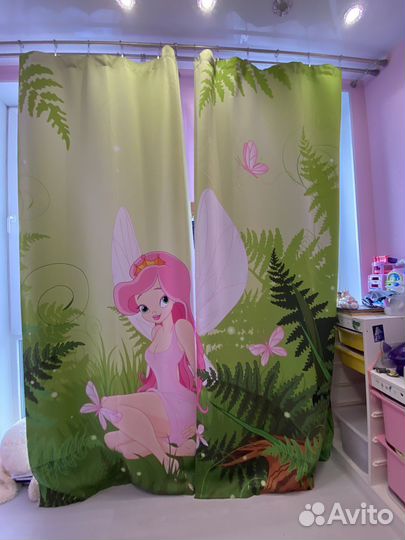 Шторы для девочки фея