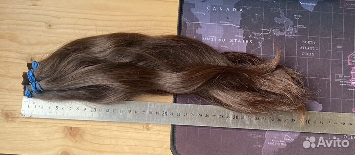 Волосы натуральные срез