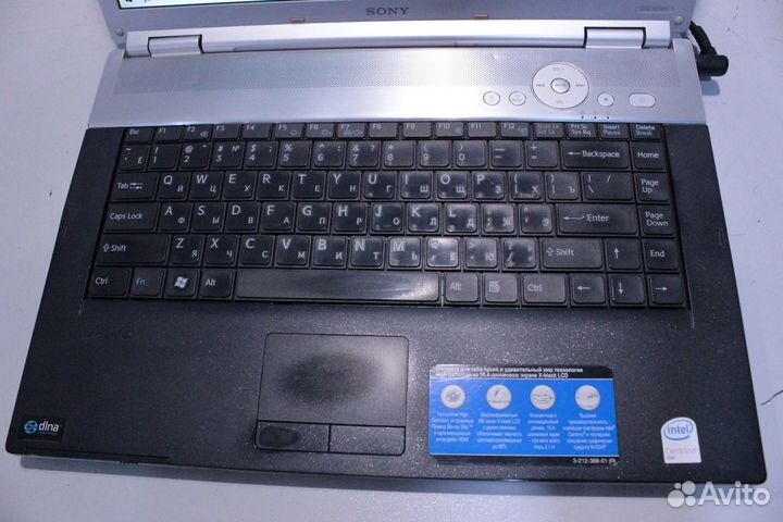 Ноутбук Sony vaio PCG-384P/SSD/DDR3/Win10