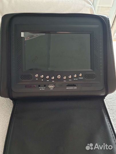 Автомобильный подголовник dvd плеер