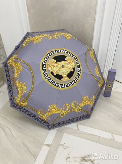 Зонт шикарный Versace Версаче с коробкой