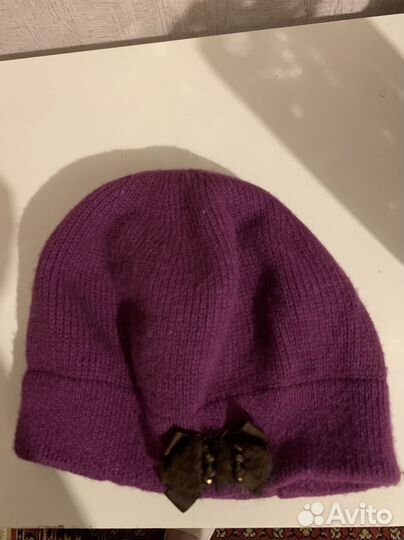 Набор берет и снуд вязаные