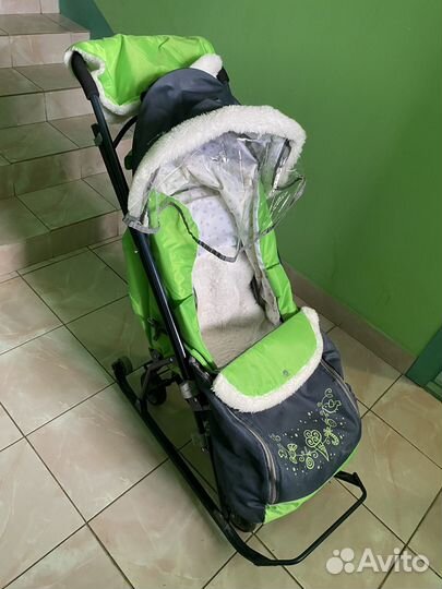 Коляска санки