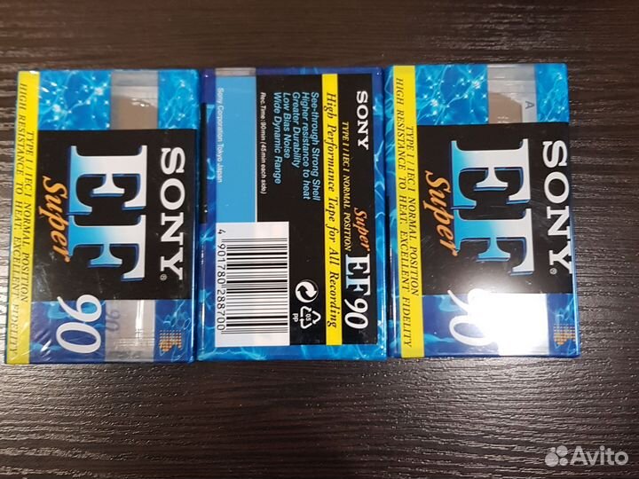 Аудиокассеты новые запечатанные sony