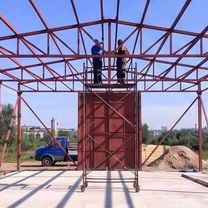 Каркас ангара 1000м², Омск