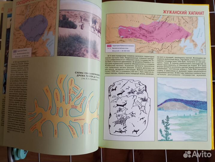 Атлас истории и этнографии. Монгольские народы