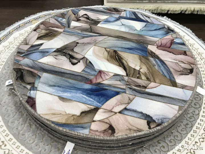 Палас круг 1х1