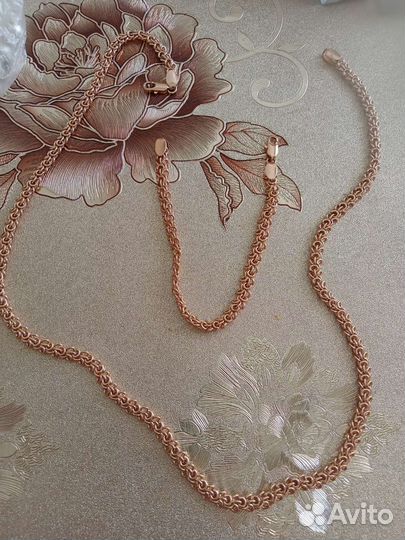 Колье с браслетом