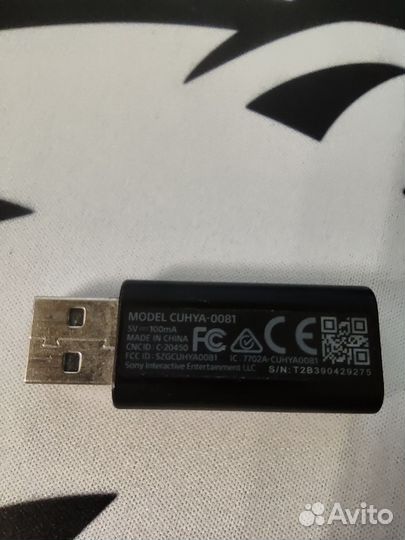 Адаптер(свисток) для наушников PS4 gold Cehya 0081