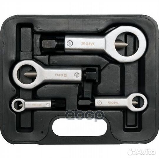 Набор гайколомов 4 пр: 9-12 мм, 12-16 мм, 16-22