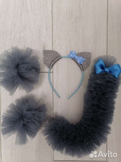 Костюм кошки (ушки +хвостик)