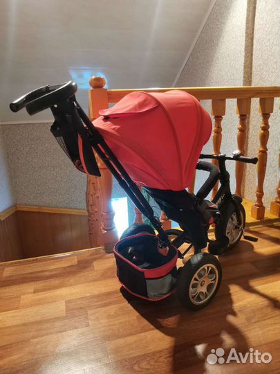 Трехколесный велосипед коляска