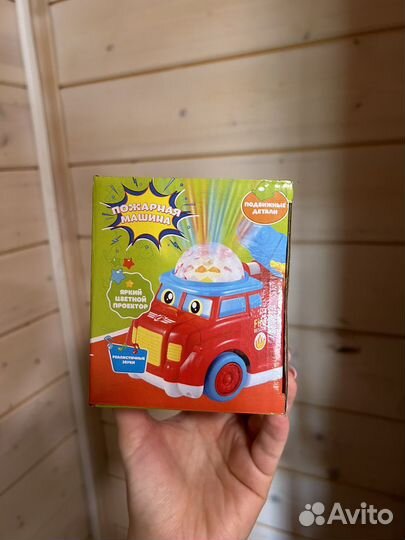 Светящаяся пожарная машина игрушка