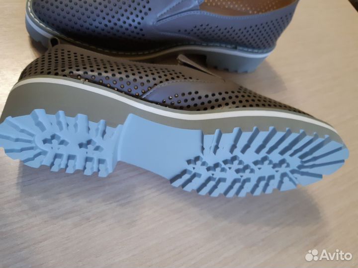 Мокасины новые полуботинки офисные